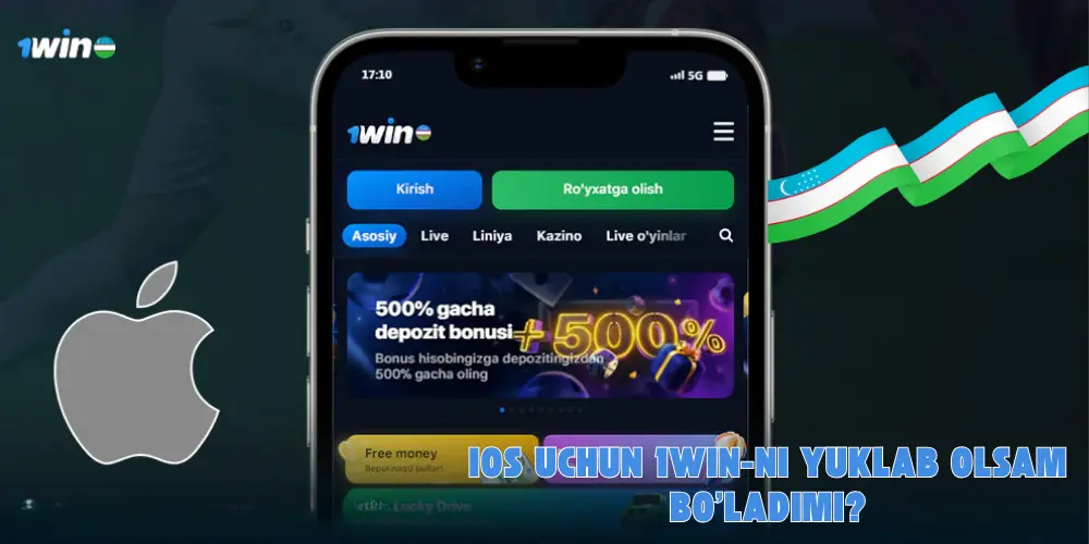 iOS uchun 1win-ni yuklab olsam bo'ladimi?