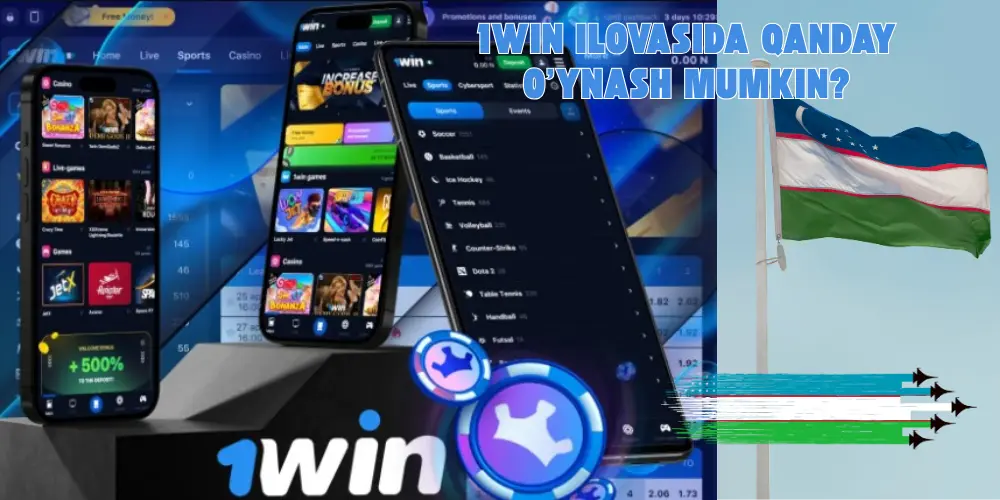 1win ilovasida qanday o'ynash mumkin?