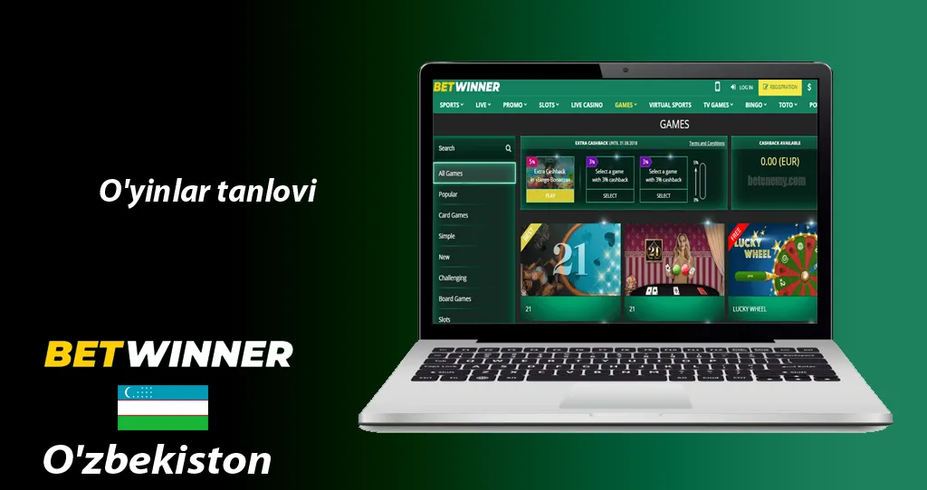 Betwinner Onlayn Casino-dagi eng yaxshi stol o'yinlari