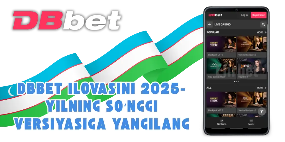 DBbet ilovasini 2025-yilning soʻnggi versiyasiga yangilang