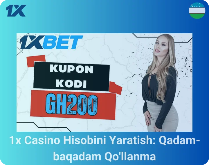 1x Casino Hisobini Yaratish: Qadam-baqadam Qo’llanma