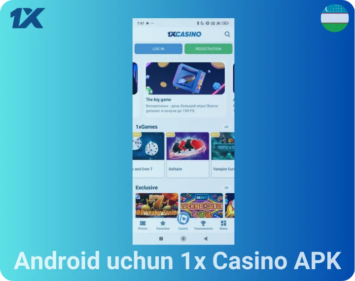Android uchun 1x Casino APK