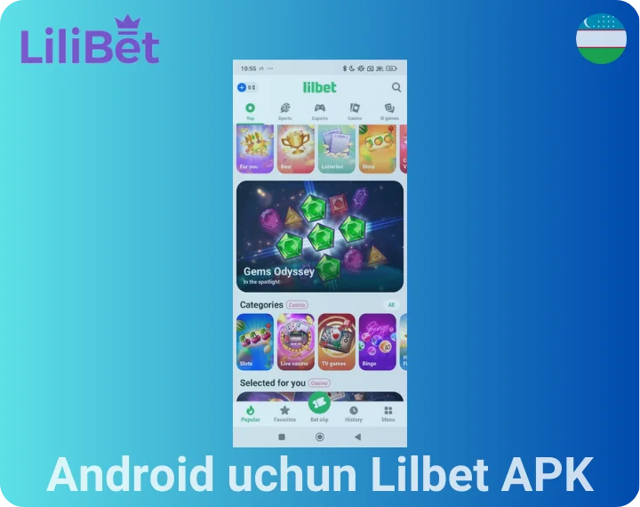 Android uchun Lilbet APK