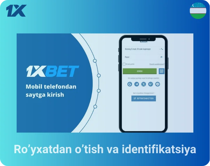 Ro’yxatdan o’tish va identifikatsiya