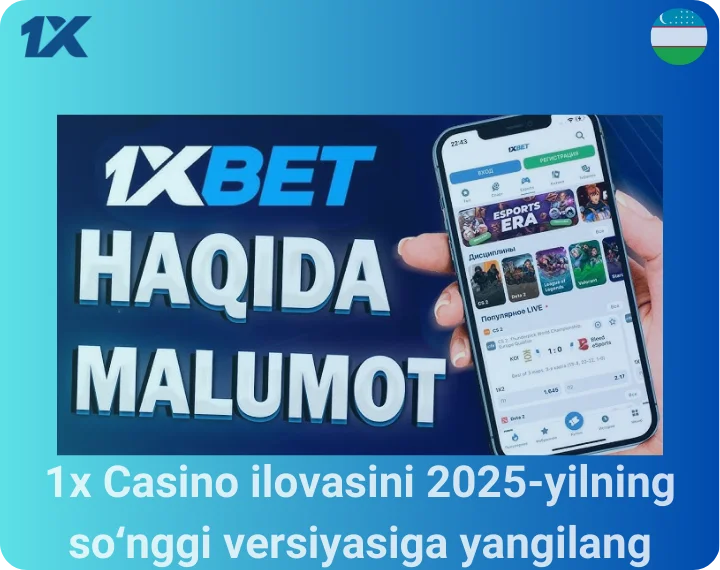 1x Casino ilovasini 2025-yilning soʻnggi versiyasiga yangilang