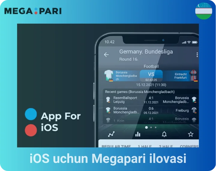 iOS uchun Megapari ilovasi