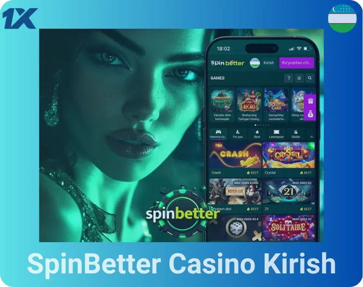 SpinBetter Casino Kirish