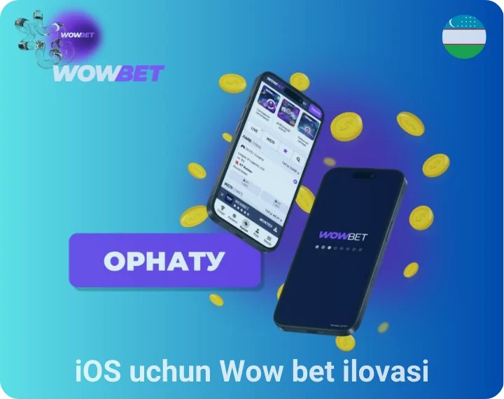 iOS uchun Wow bet ilovasi