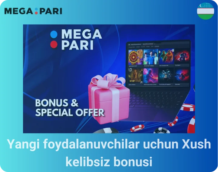 Yangi foydalanuvchilar uchun Xush kelibsiz bonusi