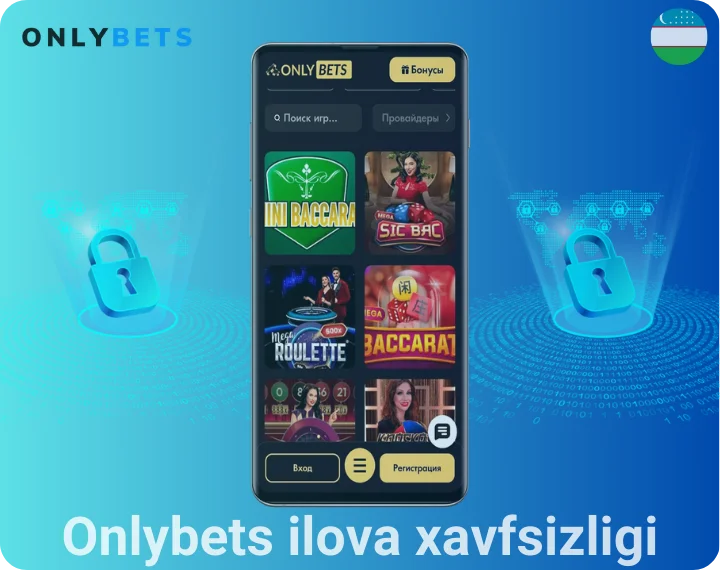Onlybets ilova xavfsizligi