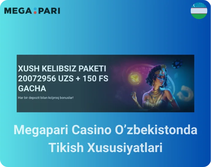 Megapari Casino O’zbekistonda Tikish Xususiyatlari