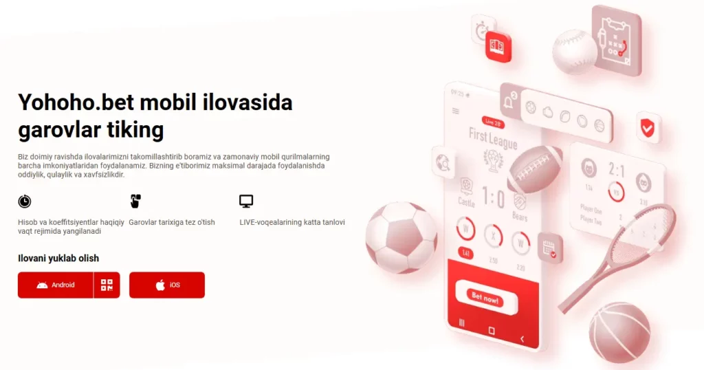 Yohoho Bet Online Casino Mobile App