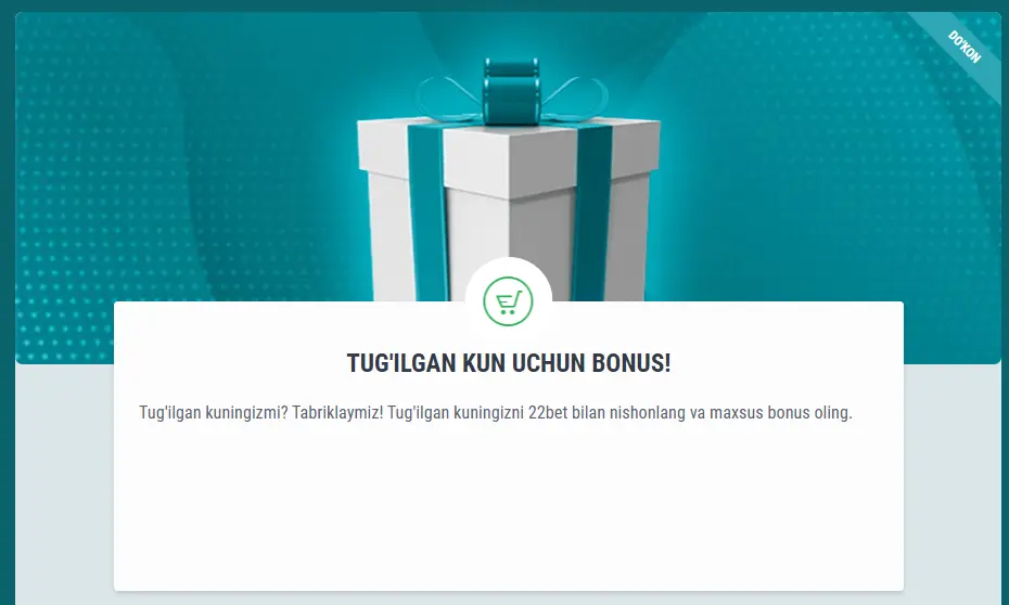 22Bet Online Casino Bonus