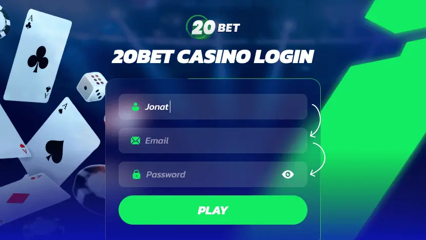 20Bet Online Casino Login Form