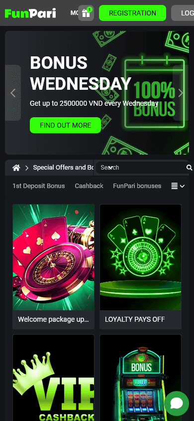 FunPari Casino Mobile App Uzbekistan