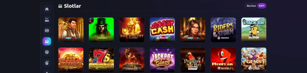 Vegasy Casino Uzbekistan Slotlar