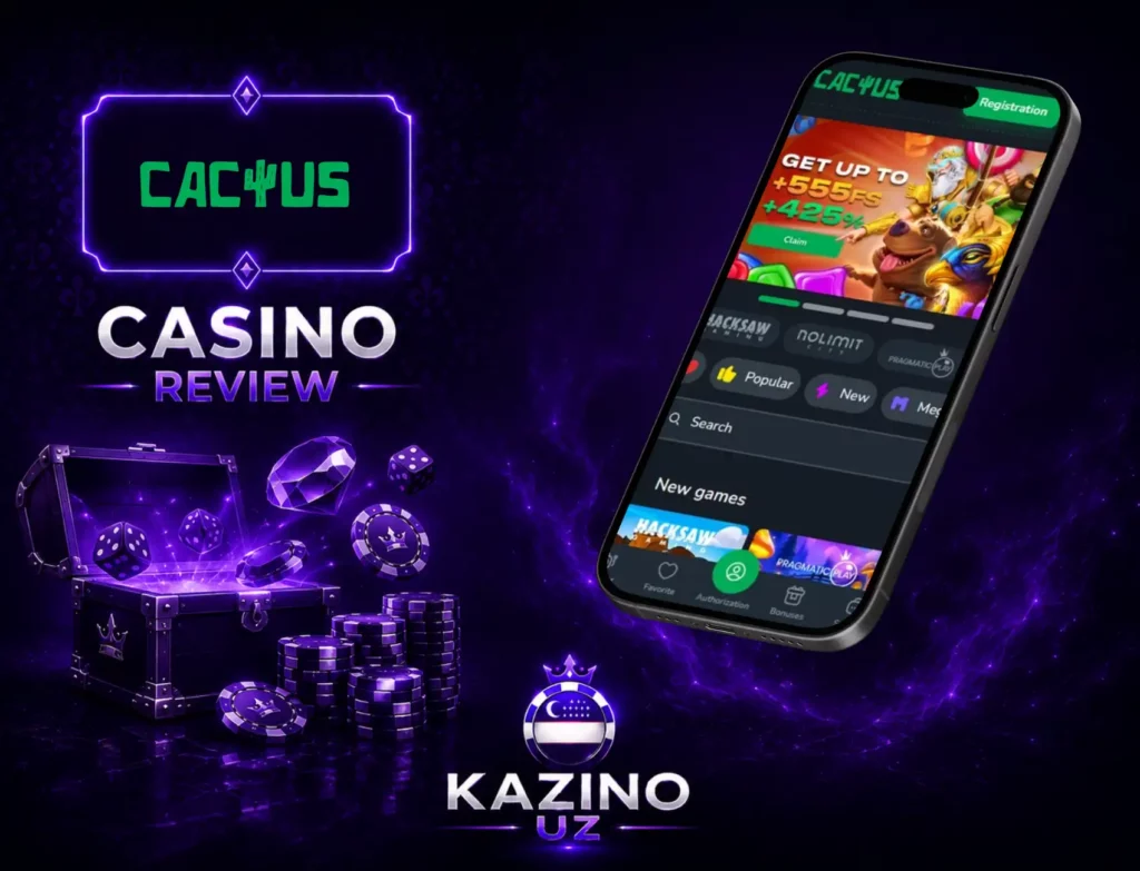 Cactus Kazinosi saytiga kirish 