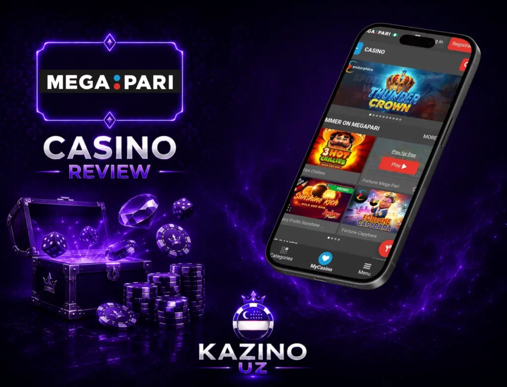 Megapari Kazinosi saytiga kirish