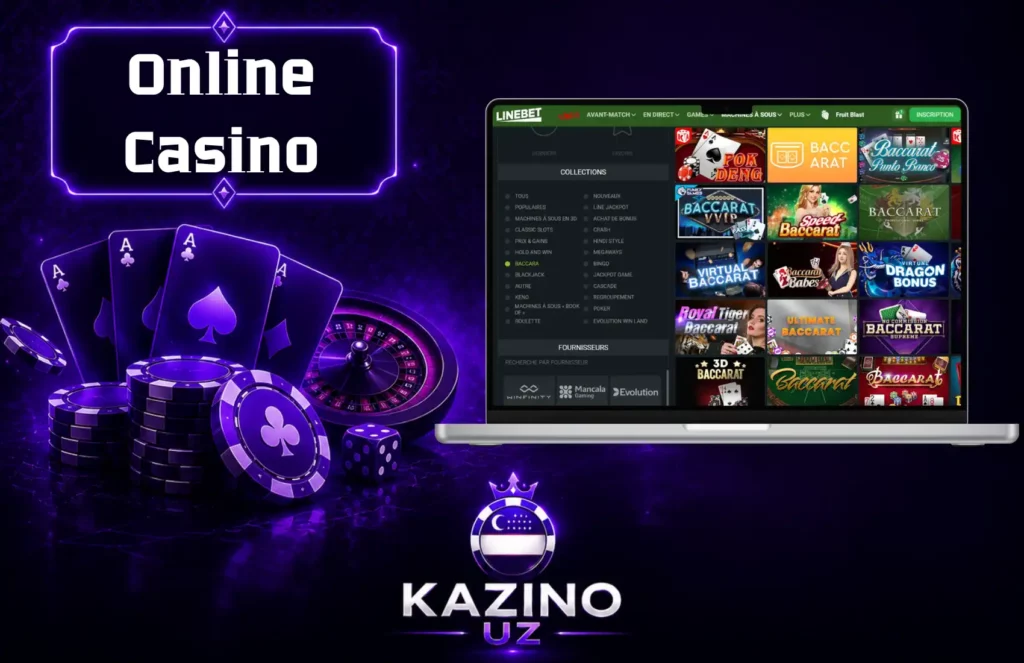 Linebet Kazinosida ro'yxatdan